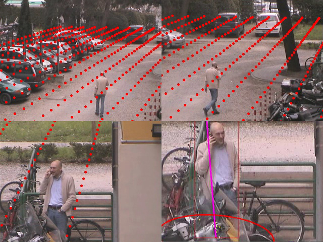 Localization and Mapping with a PTZ-Camera